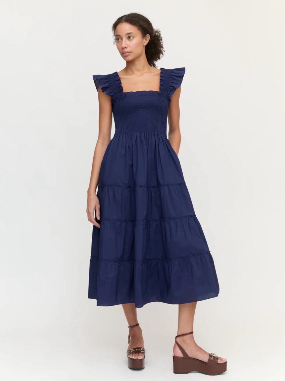 Hill House Nap Dress - Navy, Small